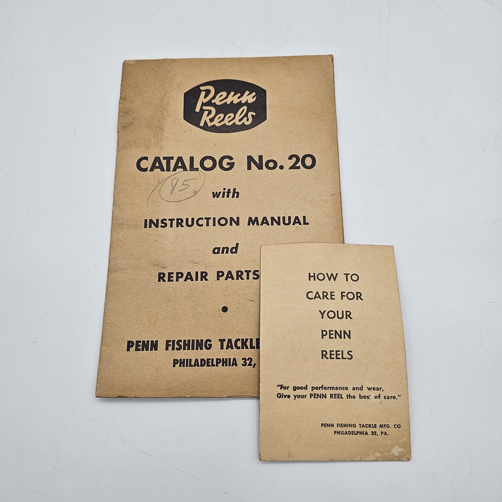 Penn Reels Fishing Tackle Philadelphia Pennsylvania 1955 Catalog Penn Reels Fishing Tackle Philadelphia Pennsylvania 1955 Catalog