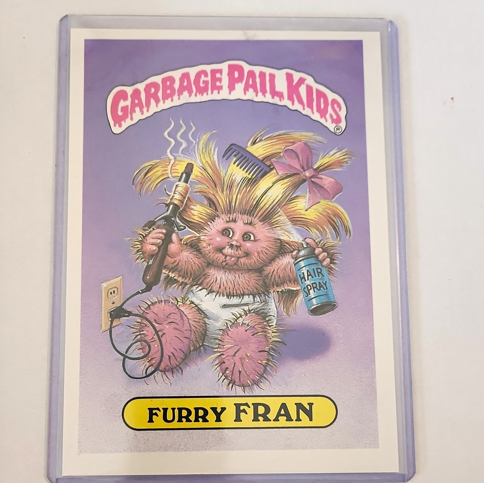 Topps 1986 Garbage Pail Kids Little Stinkers #12 Furry Fran Base Card
