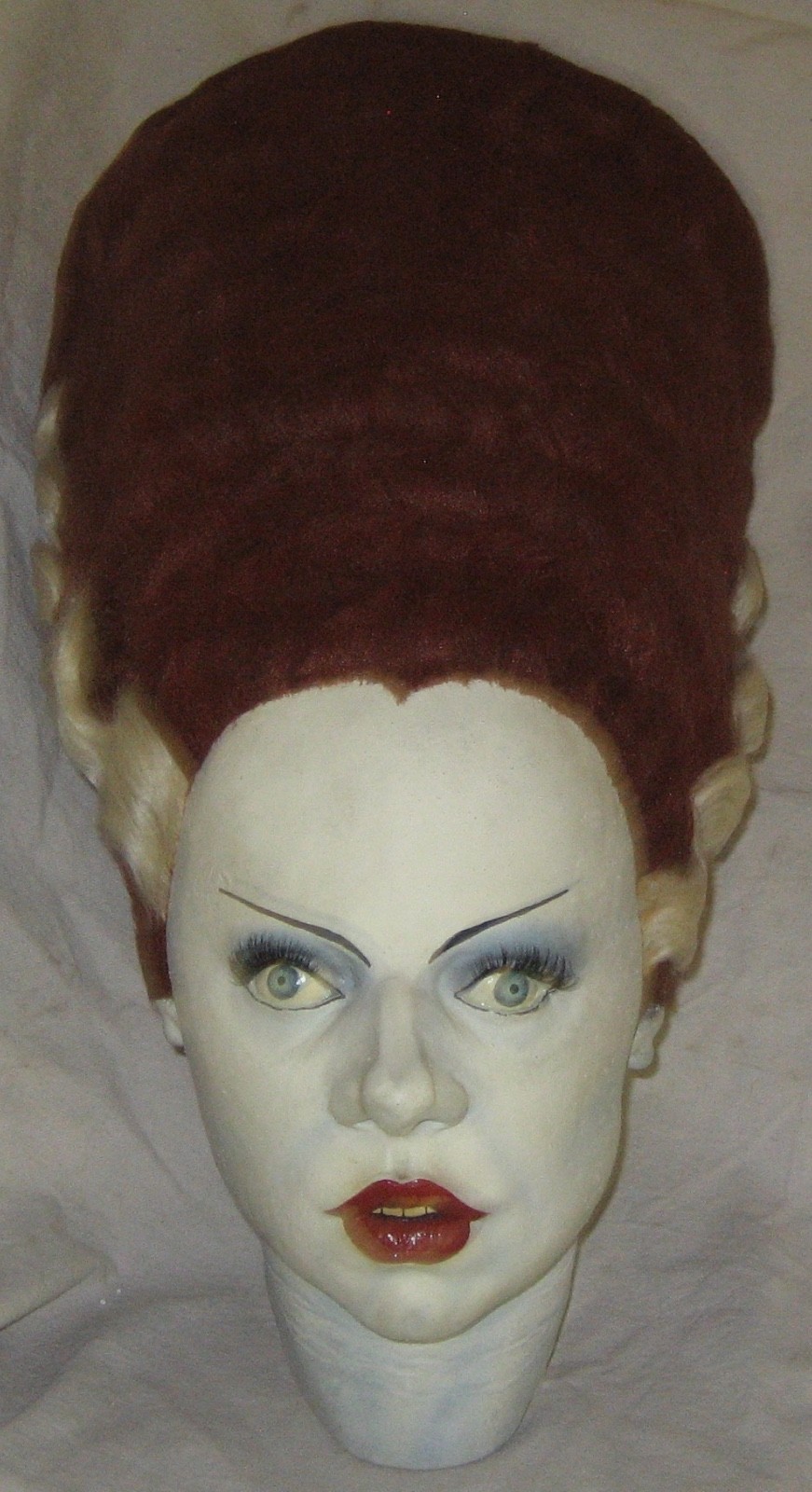 INCREDIBLY SCARCE JACK NISI BRIDE OF FRANKENSTEIN DISPLAY BUST AND POSABLE ARMS