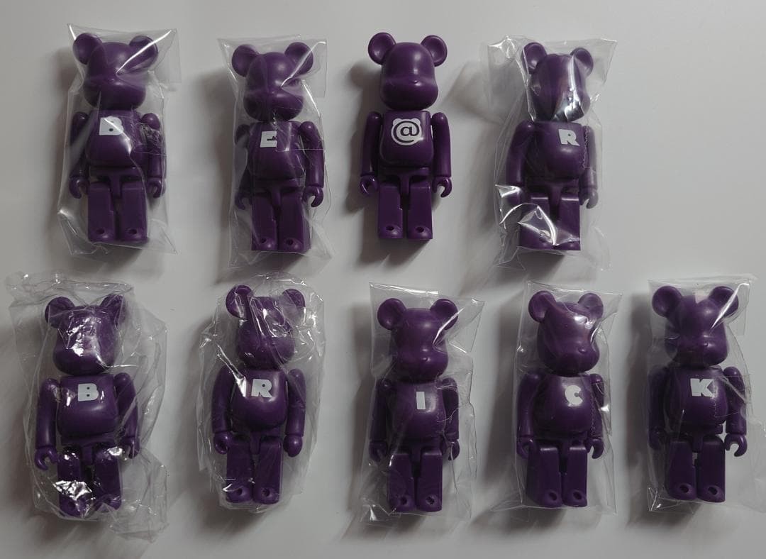 MEDICOM TOY BE@RBRICK Series 8 Basic Set 9pcs Collectible Figure Genuine