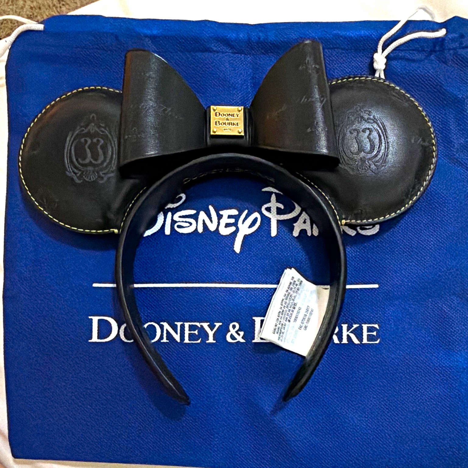 Club 33 Exclusive Dooney & Bourke Disney Parks Ears