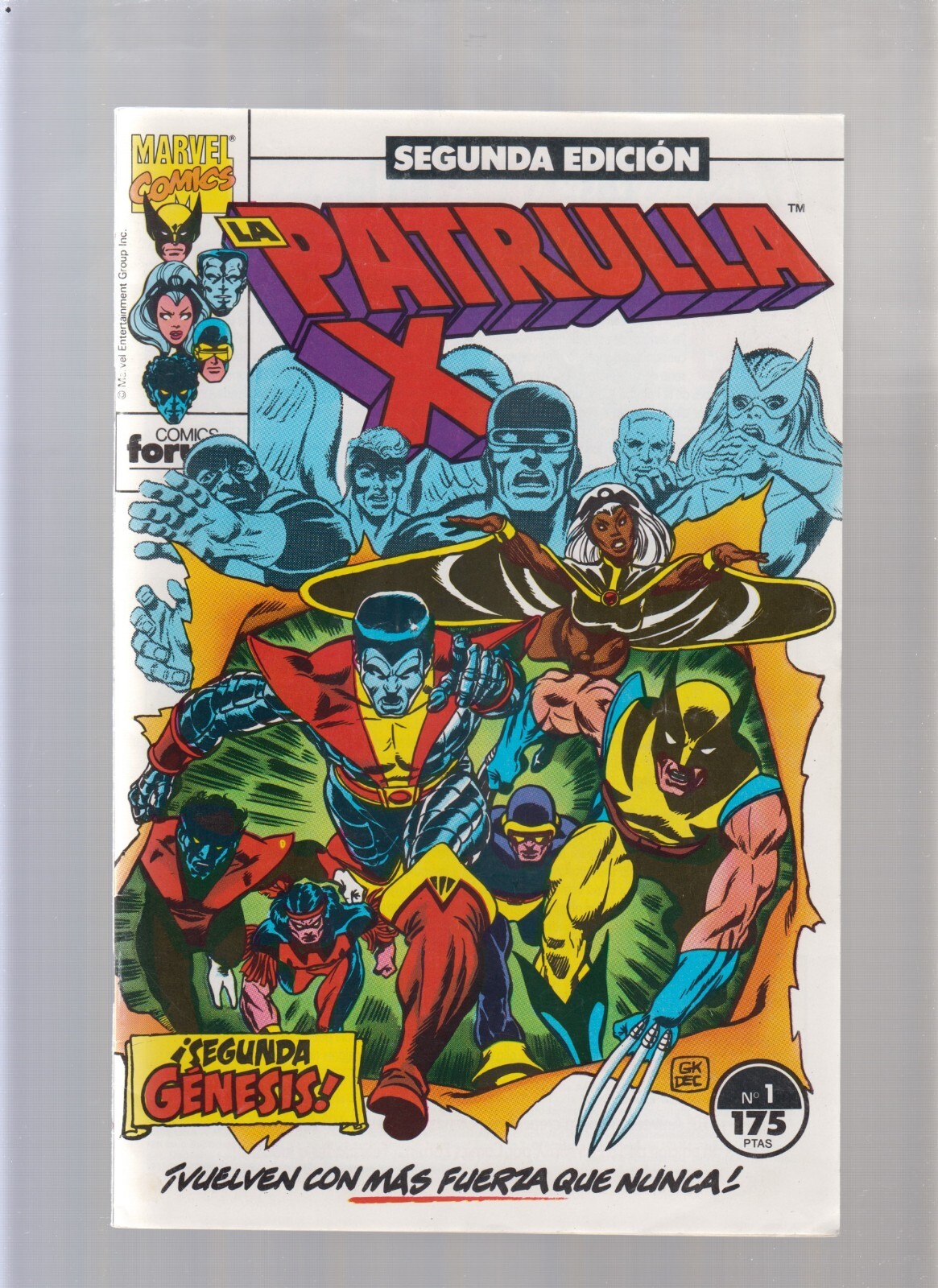 LA Patrulla-X #1 - Giant Size X-Men #1 Spanish Edition (7/7.5) 1992 2nd print