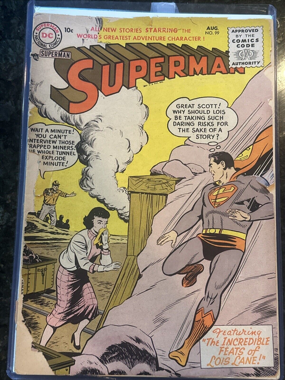 Superman #99 1955 Golden Age DC Comic Book
