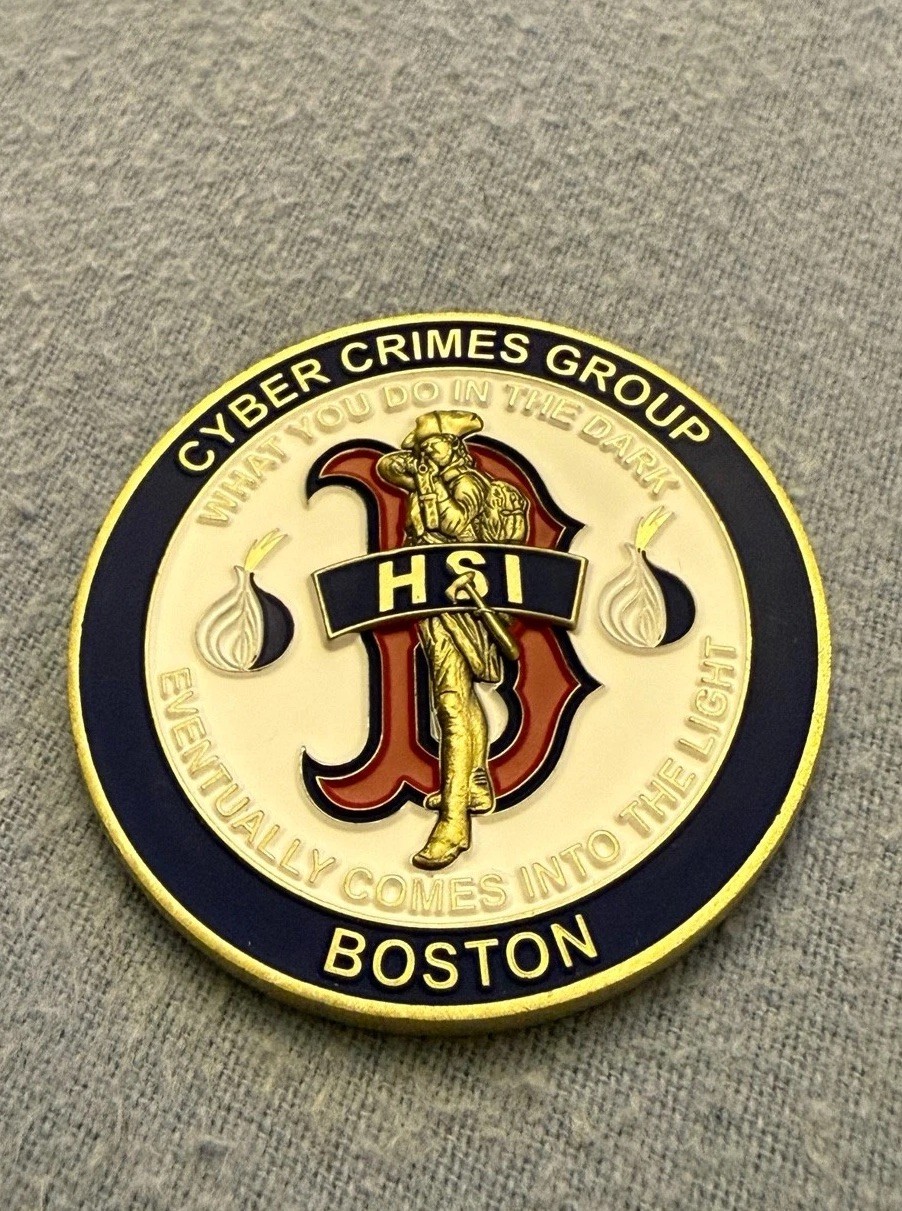 Cyber Crimes Challenge Coin Boston Law Enforcement Collector Cyber Crimes Challenge Coin Boston Law Enforcement Collector