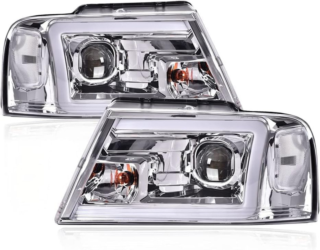 LED DRL Headlights Compatible with 2004-2008 Ford F150 | NOT Compatible with 200