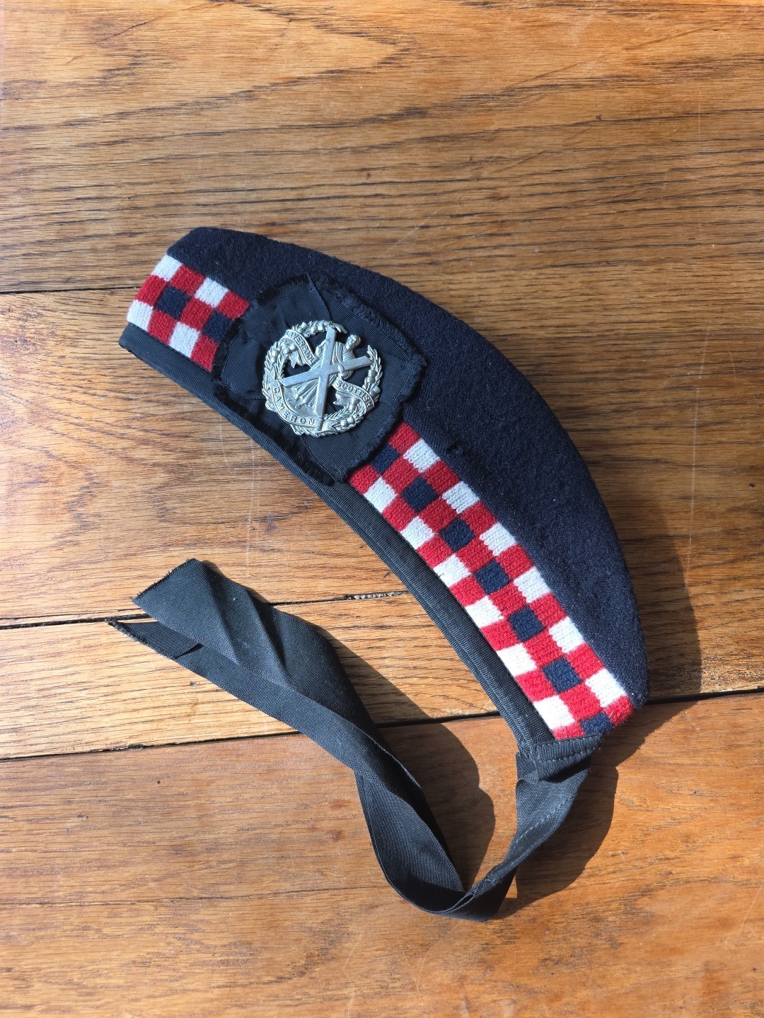 Post Ww2 Period Glengarry Liverpool Scottish Cameron Cap Post Ww2 Period Glengarry Liverpool Scottish Cameron Cap