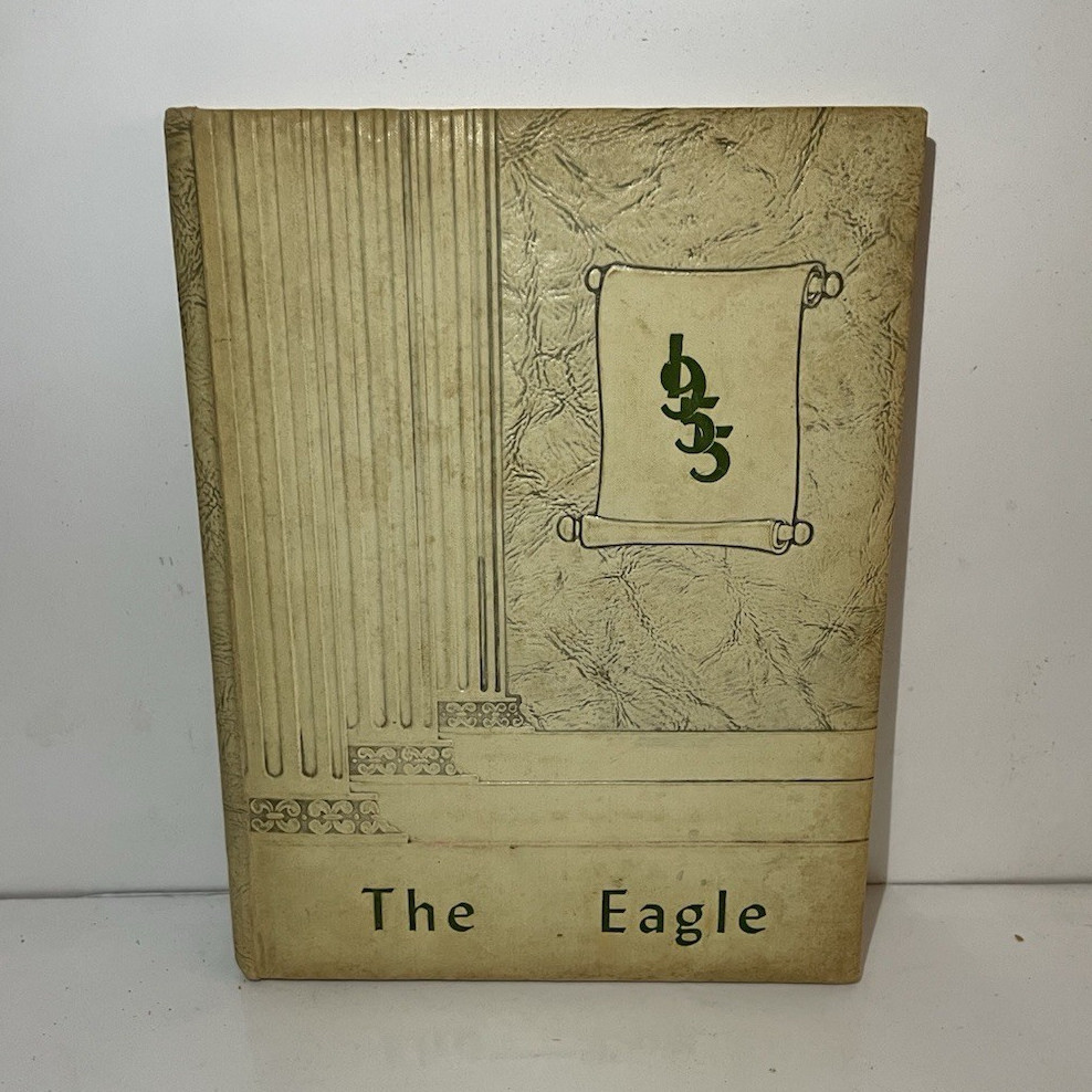 THE 1955 THE EAGLE Dallas School Yearbook Signed Taylor Publishing