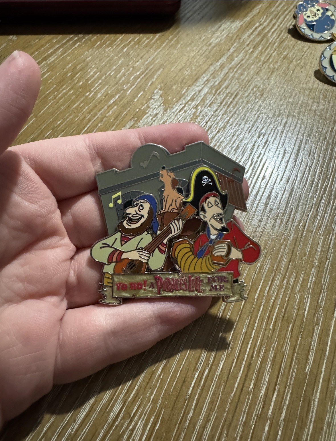 Disney Artist Attractions Songs Pin- Yo Ho A Pirate\'s Life for Me LE 2500 Pin