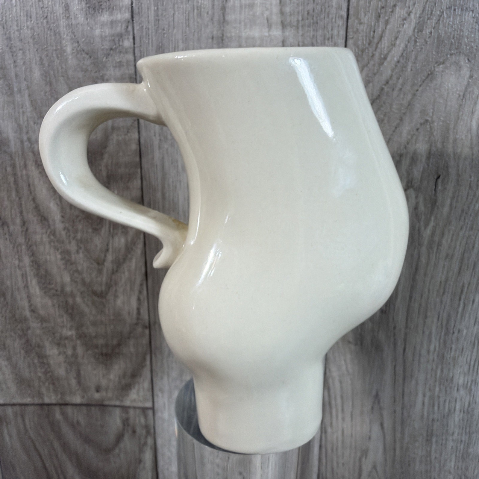 Vintage Barbara Dale Pregnant Belly White Ceramic Mug Maternity Mug 5 Vintage Barbara Dale Pregnant Belly White Ceramic Mug Maternity Mug 5