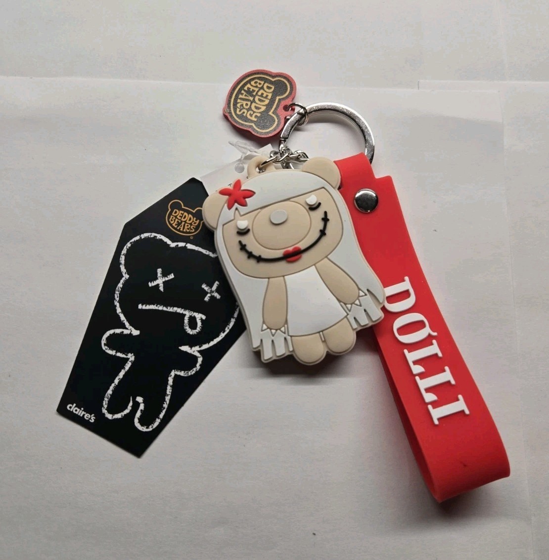 Deddy Bears Dolli Silicone Clip-On Keychain 2025 Innov8