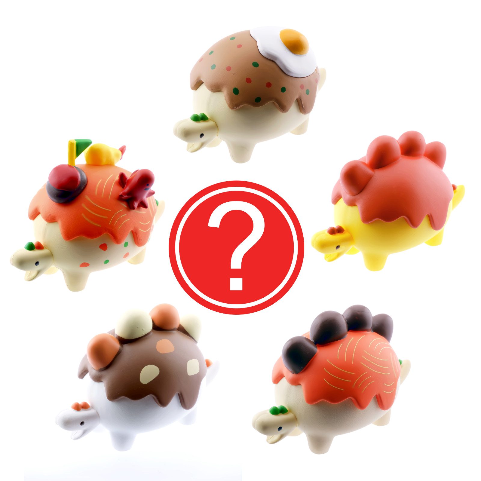Qualia Gashapon Rice Stegosaurus Dinosaur Miniature Food Capsule Toy Figure