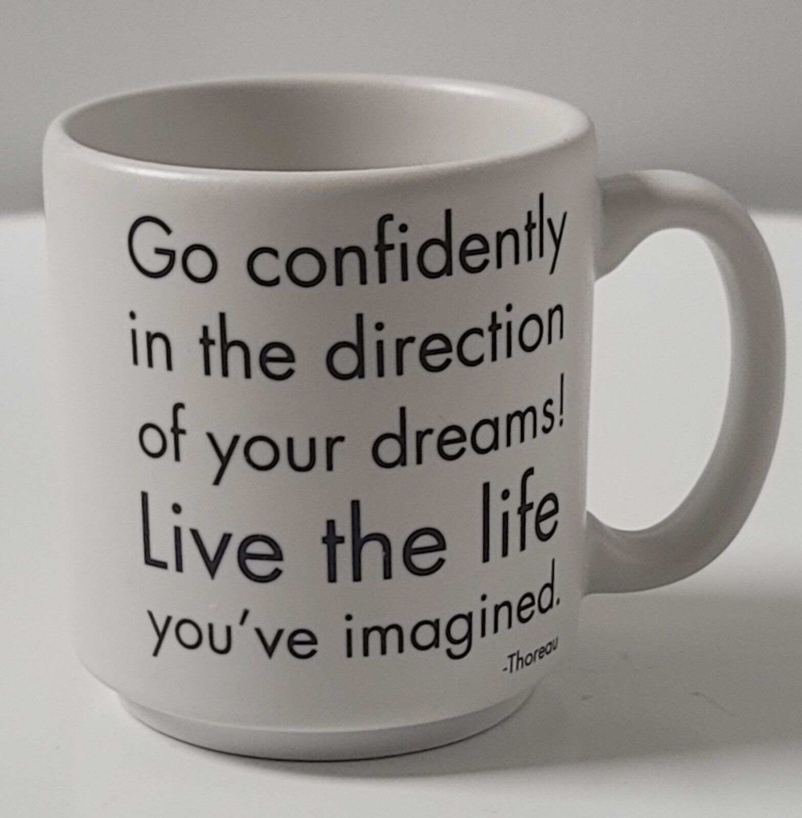 Quotable Mini Mug -Go confidently in the direction of your dreams... Thoreau