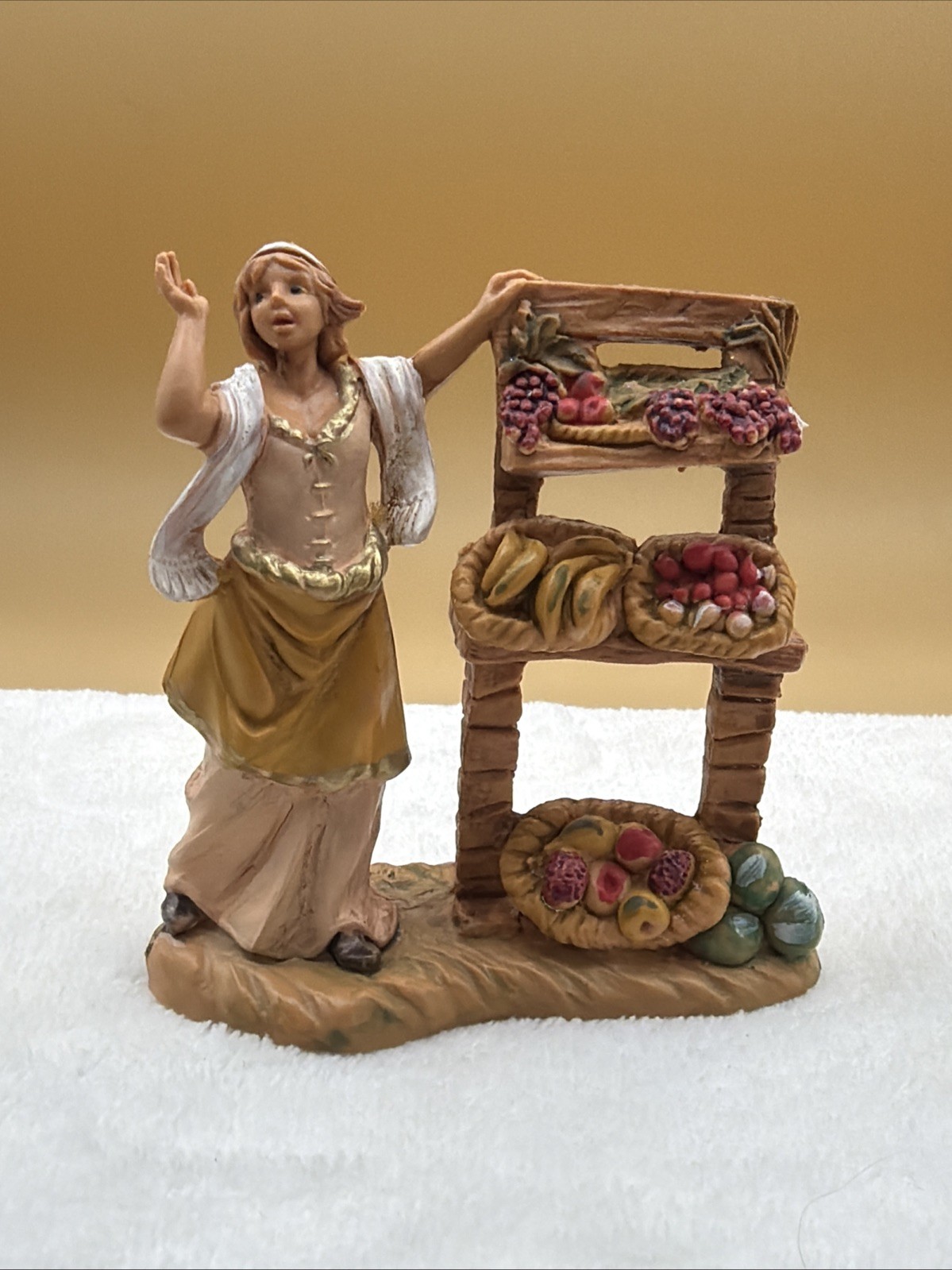 Fontanini WOMAN wth FRUIT STAND 2013 #72 by Roman Inc Nativity Figure 3.5