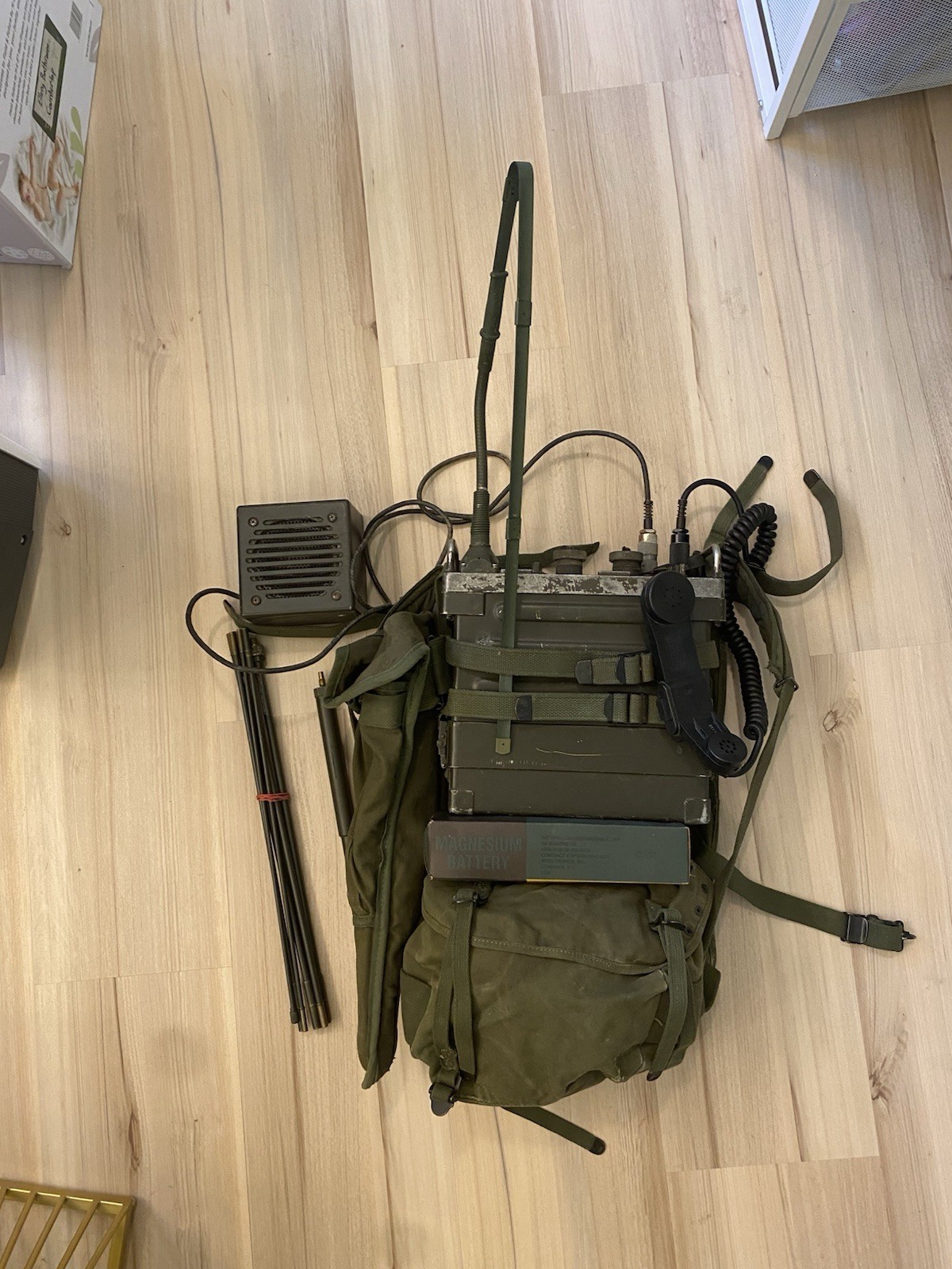 Original Complete Vietnam War PRC25 RT-505 Radio PRC-25 Kit AT271 AT892
