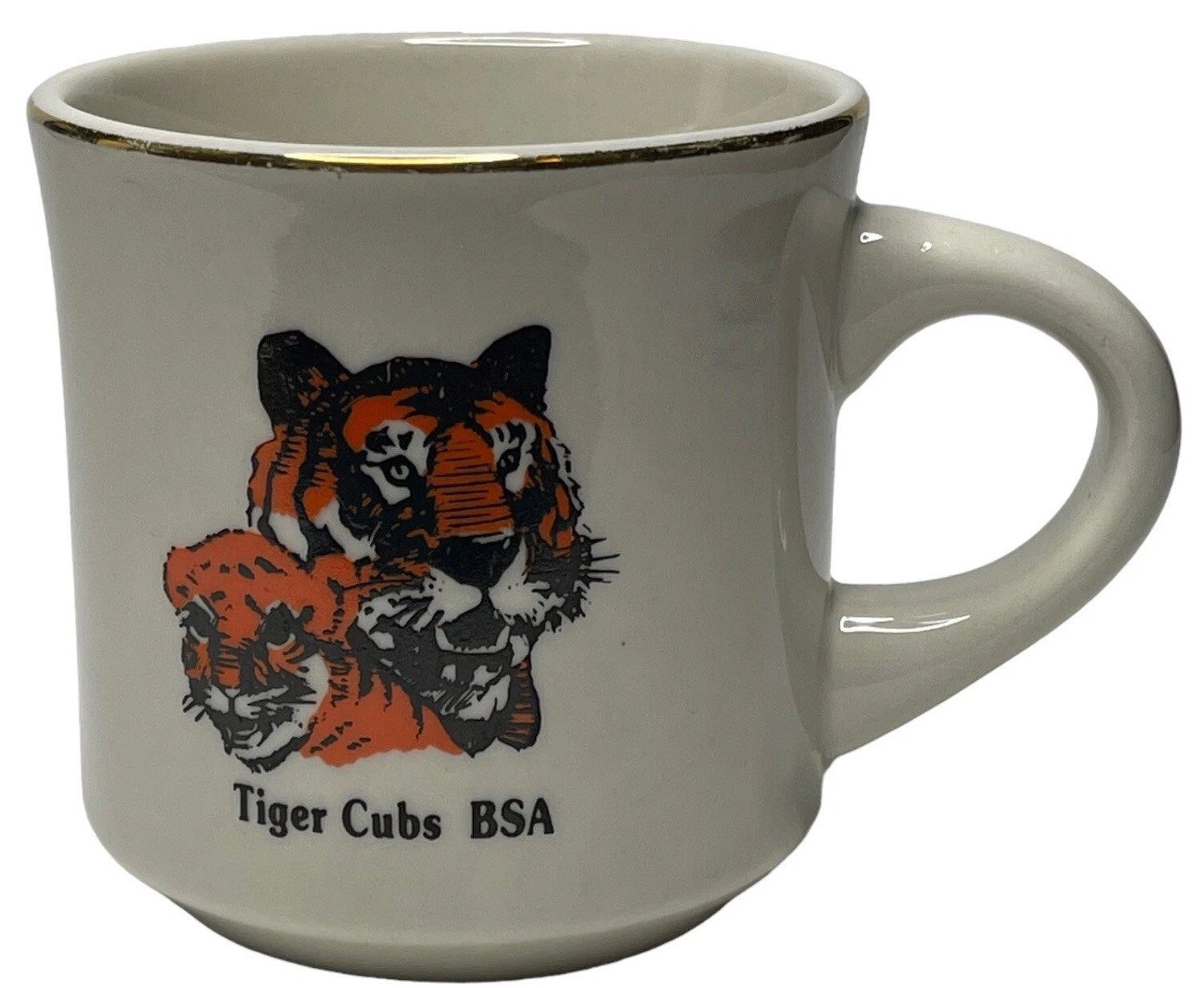 Boy Scouts of America  Mug BSA Tiger Cubs Ceramic Vintage Troop