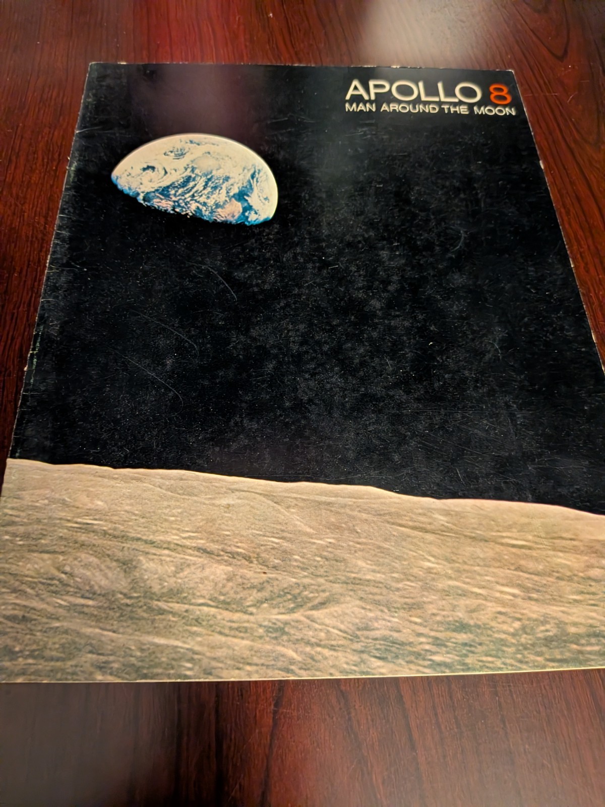 1968 NASA Space Mission Booklet APOLLO 8 Man Around the Moon History