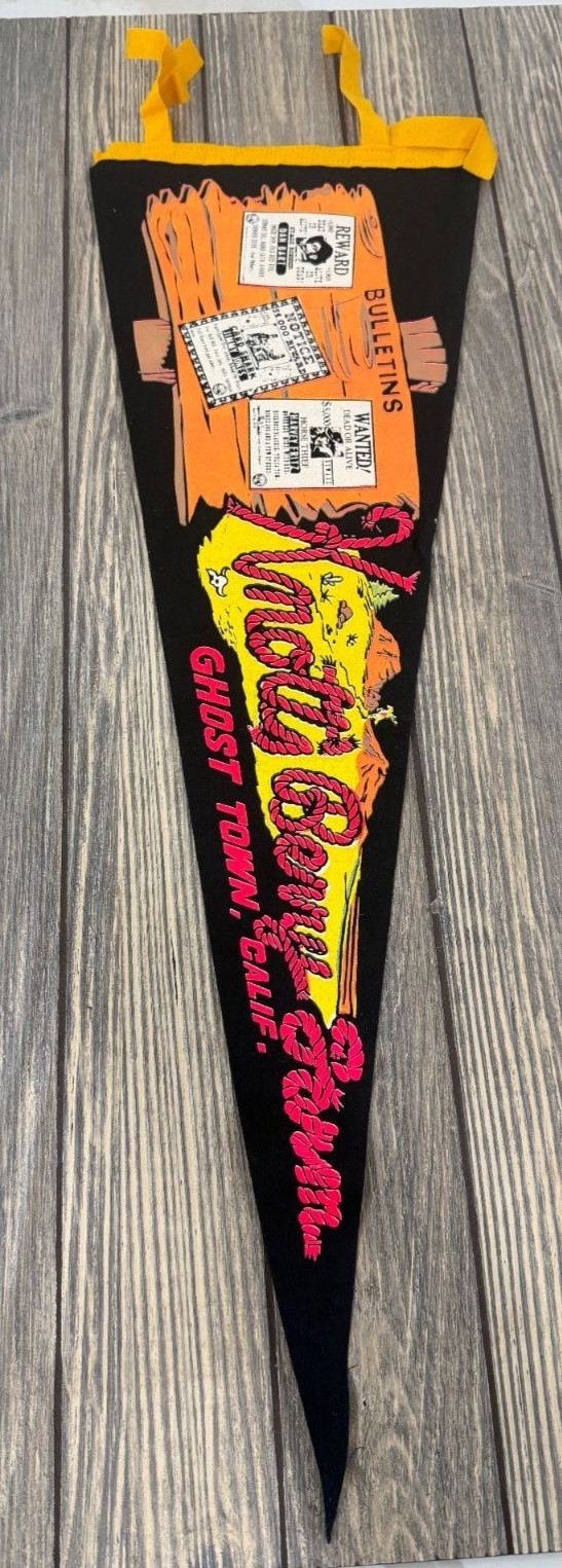 Vintage Ghost Town California Felt Pennant Knott’s Berry Farm