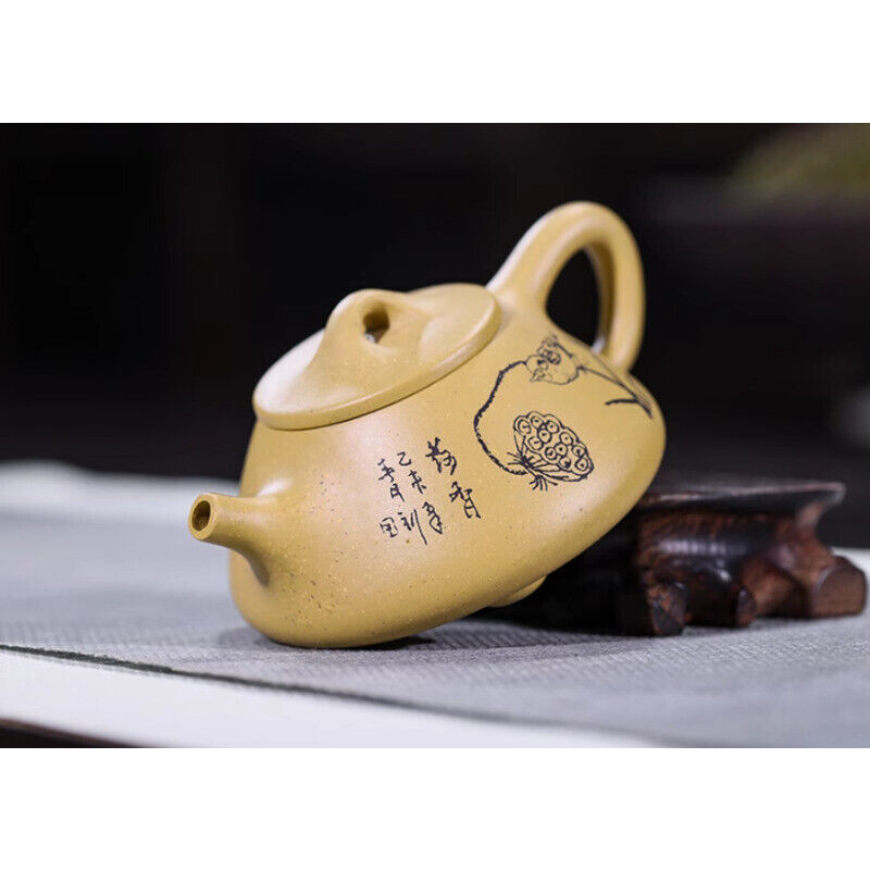 150CC Handmade Lotus Flower Teapot 4.7\