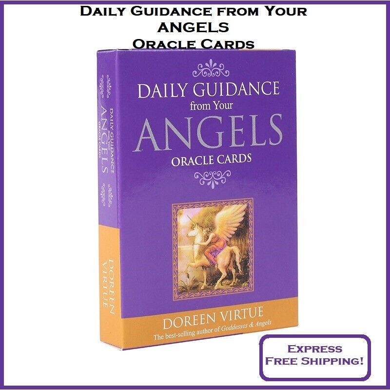 Daily Guidance Angels Oracle Cards Tarot Deck 44 English Version Spiritual New