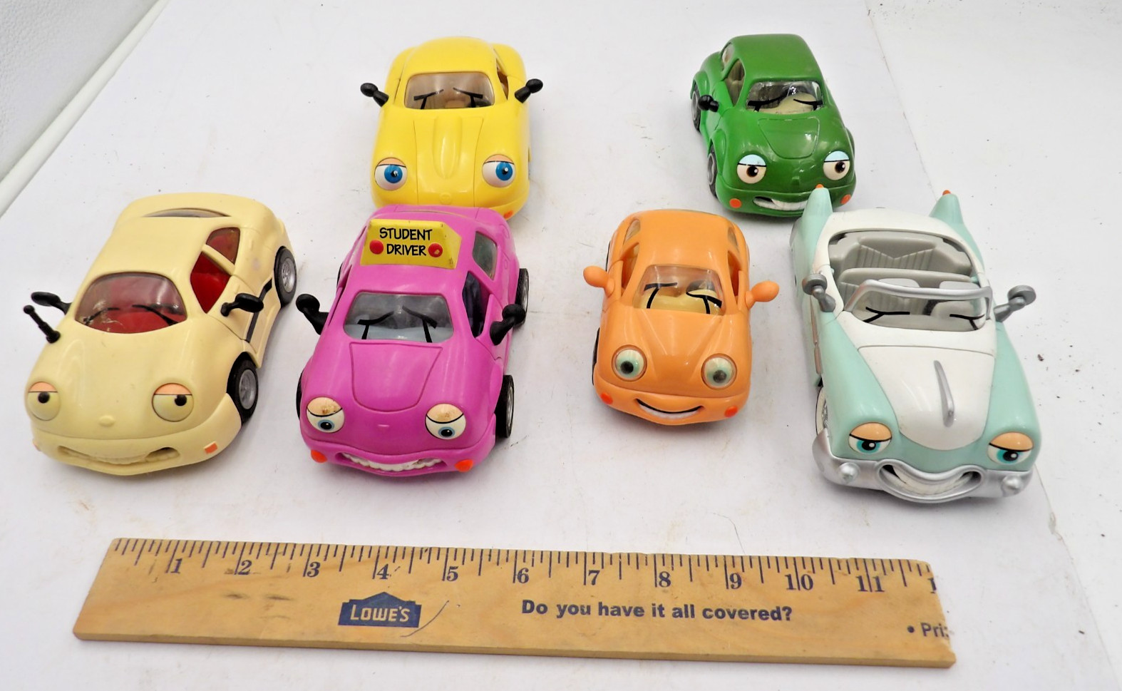6 Chevron Cars Old Cadillac Student Driver Others Good Shape