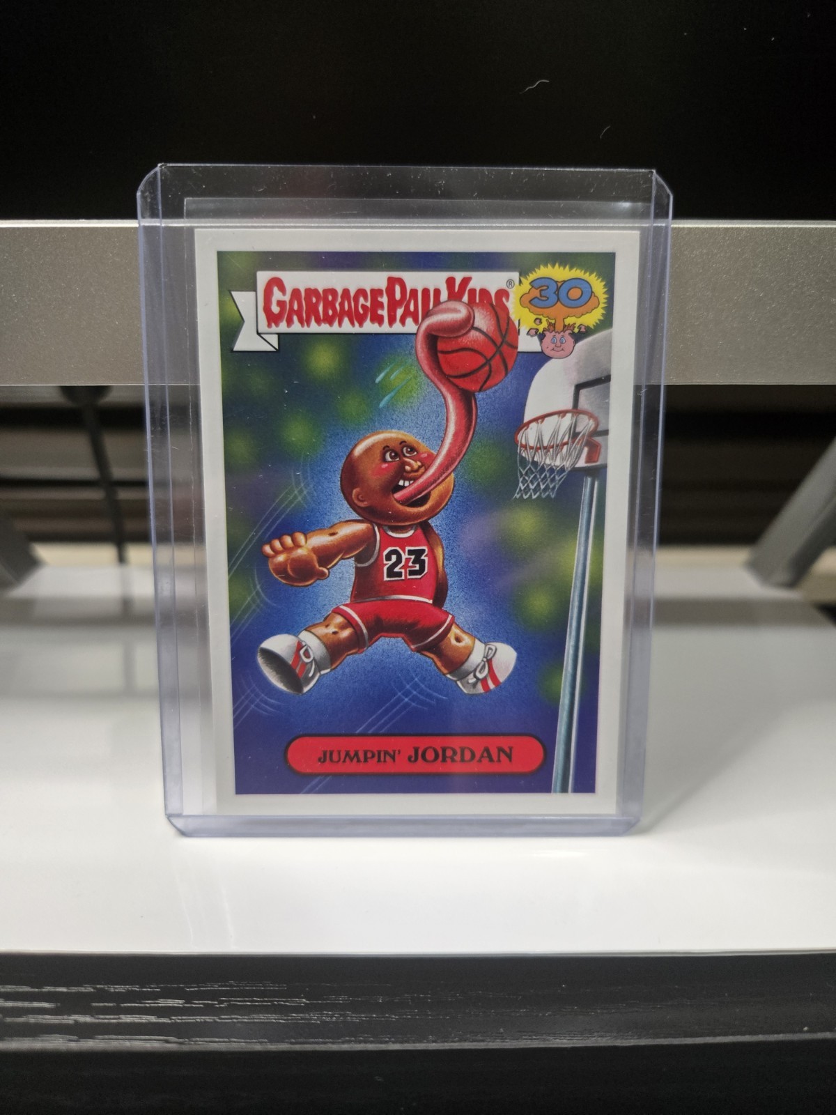 Michael Jordan - JUMPIN JORDAN Topps Garbage Pail Kids 30th Anniv. 7b of 25 NM+