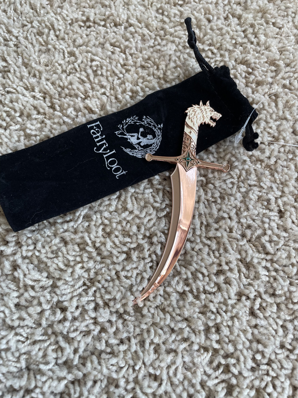 Fairyloot “For She Is Wrath” Letter Opener Mini Sword Replica