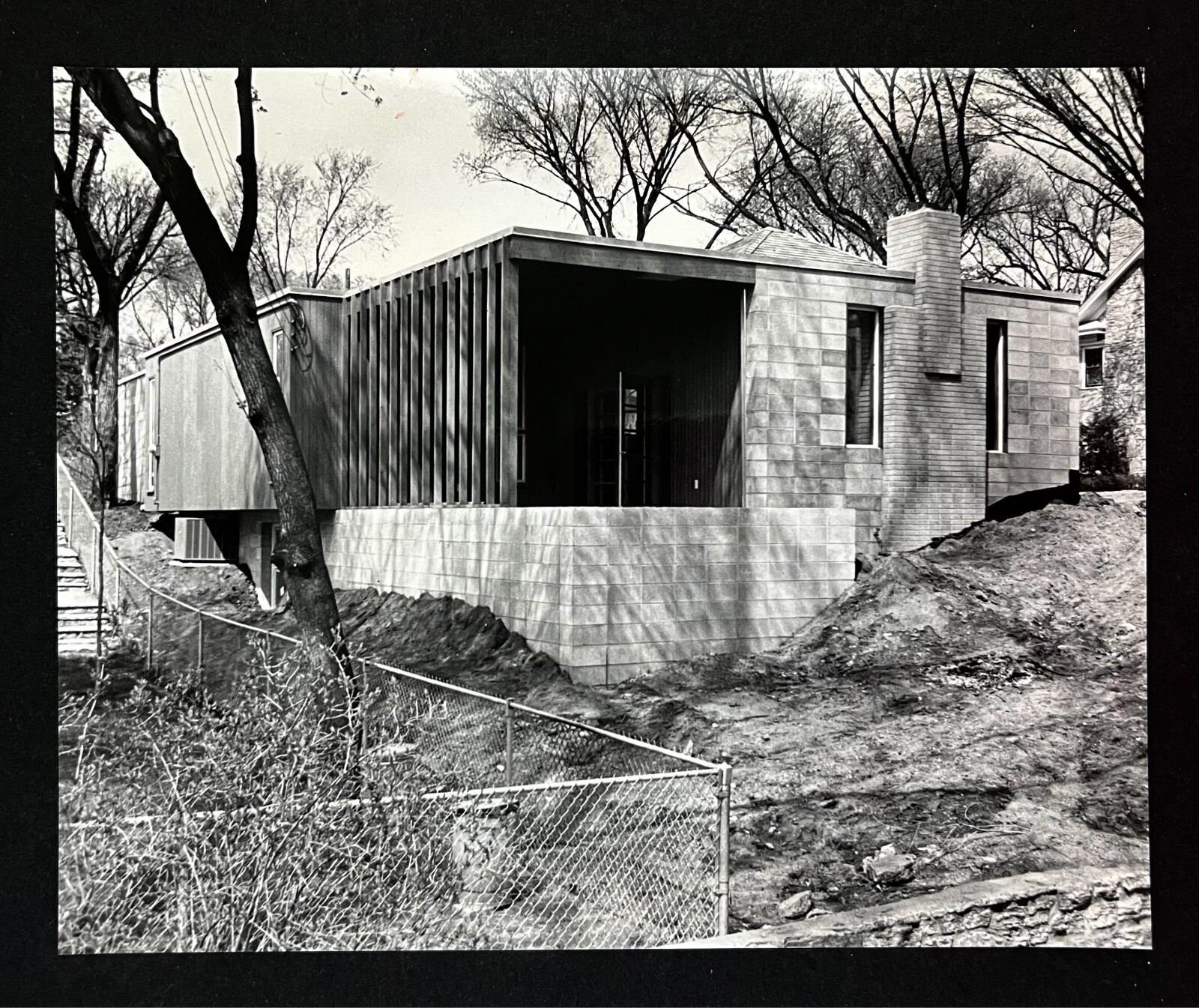 1960 Minneapolis MN 4901 Sheridan Ave Contemporary Home Construction Press Photo