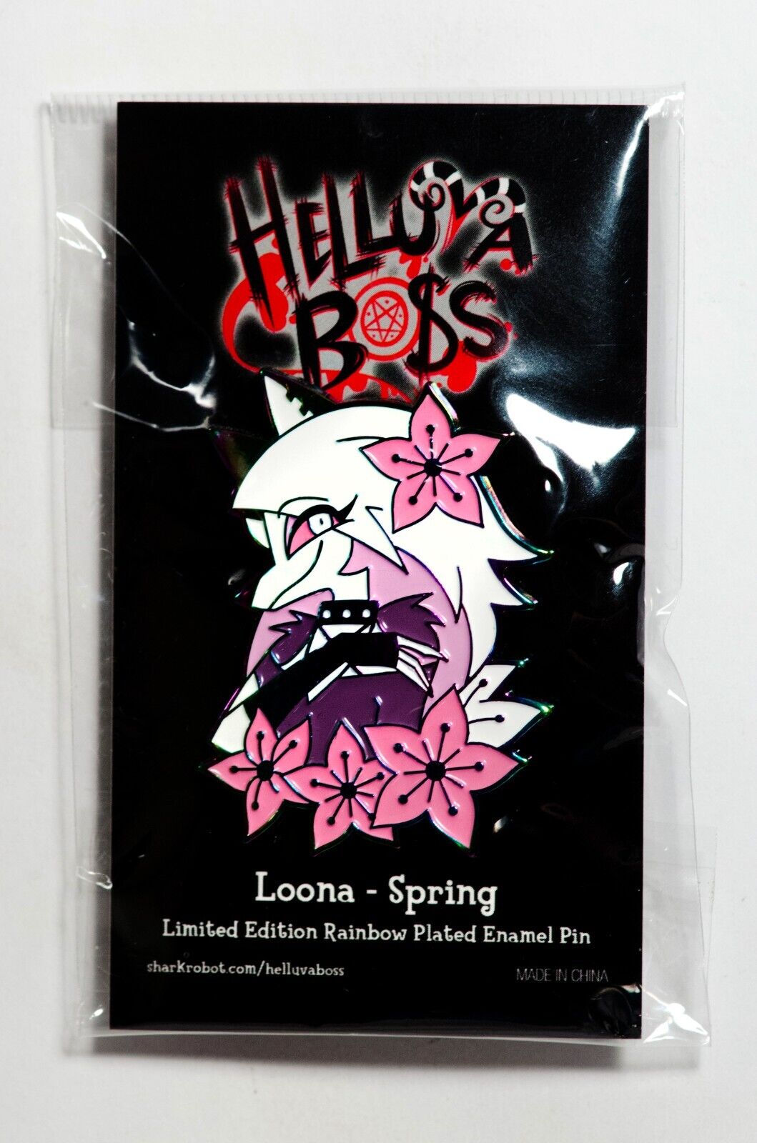 Helluva Boss Loona (Spring) Rainbow Plated Enamel Pin - LIMITED - SOLD OUT