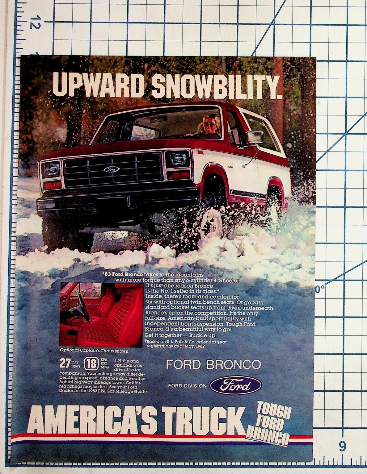 1983 Ford Bronco 4x4 SUV 