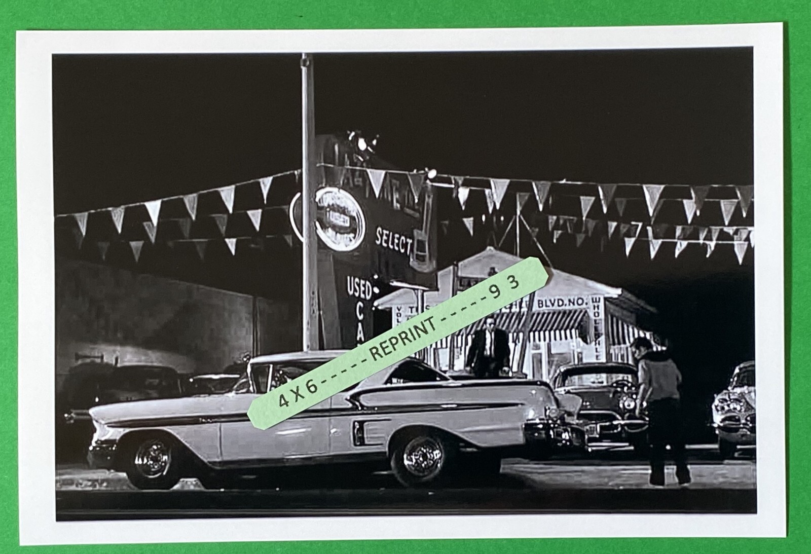 Found PHOTO American Graffiti Movie Hot Rod Cars 1958 Chevy 58