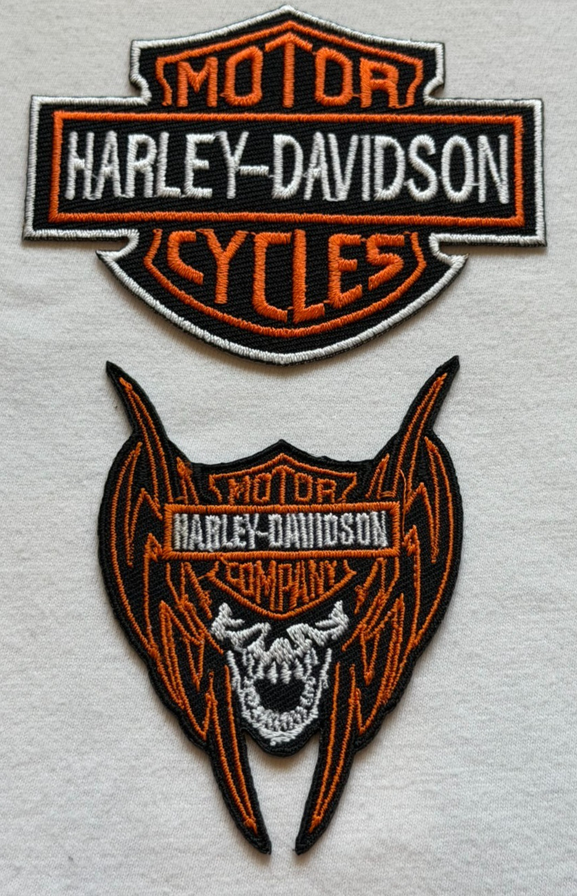 USA - Lot of Two Different Harley Davidson Patches- 