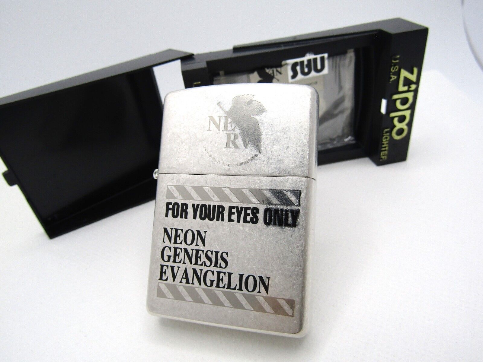 Evangelion For Your Eyes Only Zippo 1996 Unfired Rare