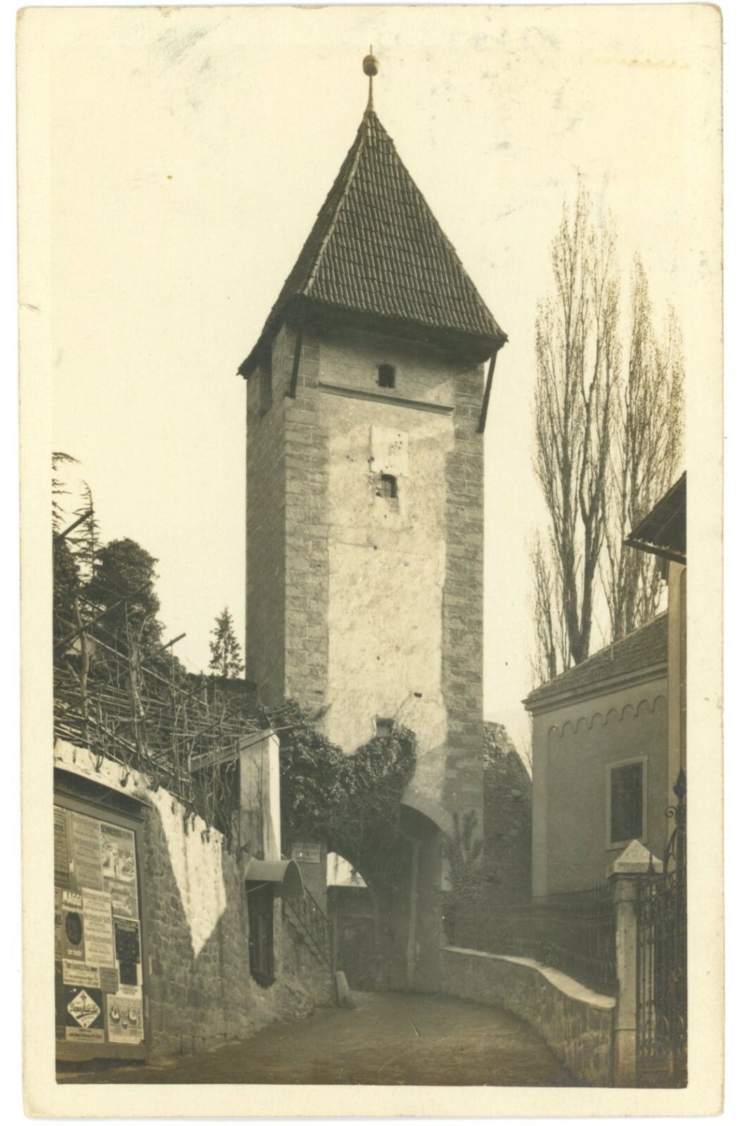 Hainburg Austria Ungartor Hungarian Gate RPPC Real Photo Postcard c1910