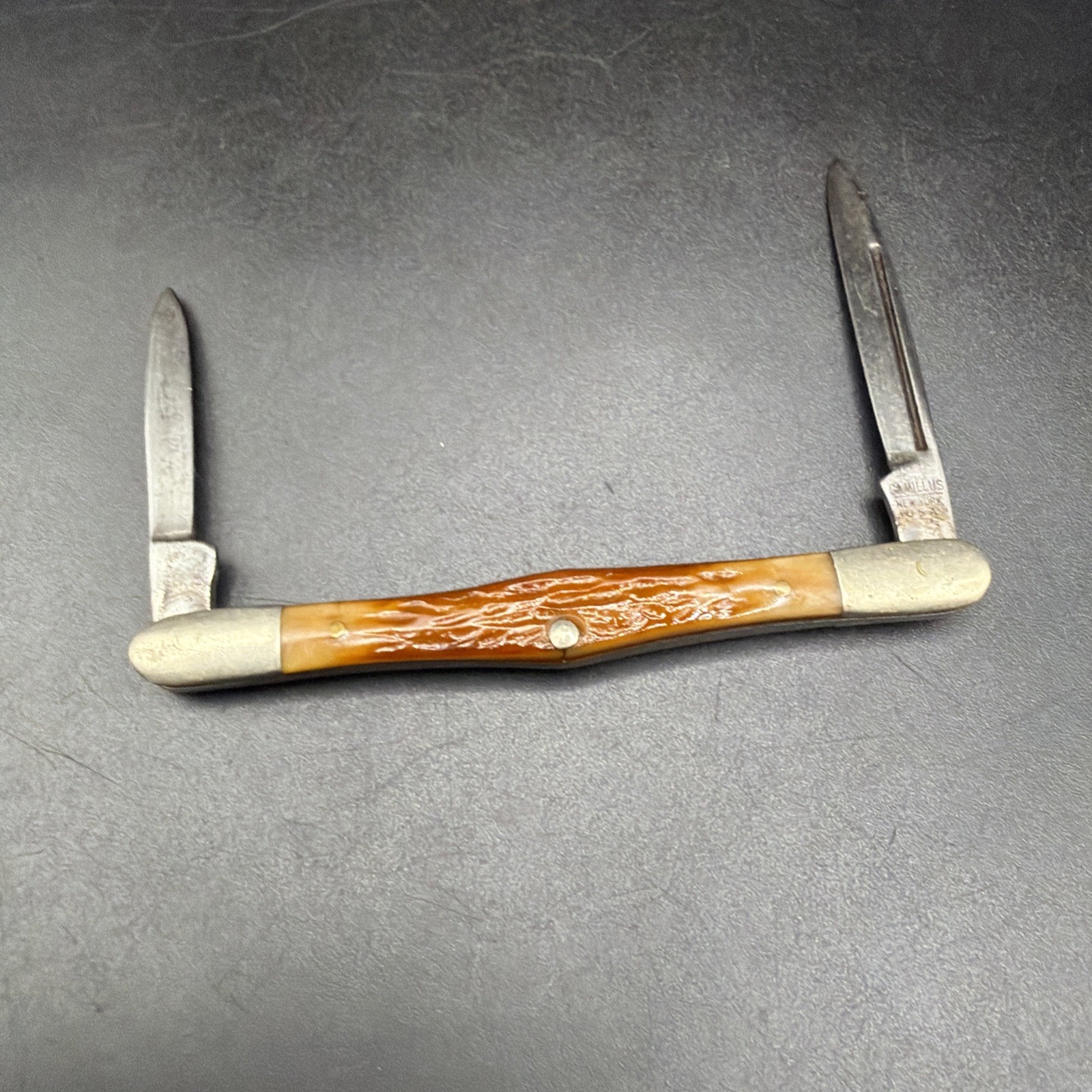 Vintage Camillus NY USA Model 49 Premium Tuxedo Pen Slipjoint Pocket Knife Vintage Camillus NY USA Model 49 Premium Tuxedo Pen Slipjoint Pocket Knife