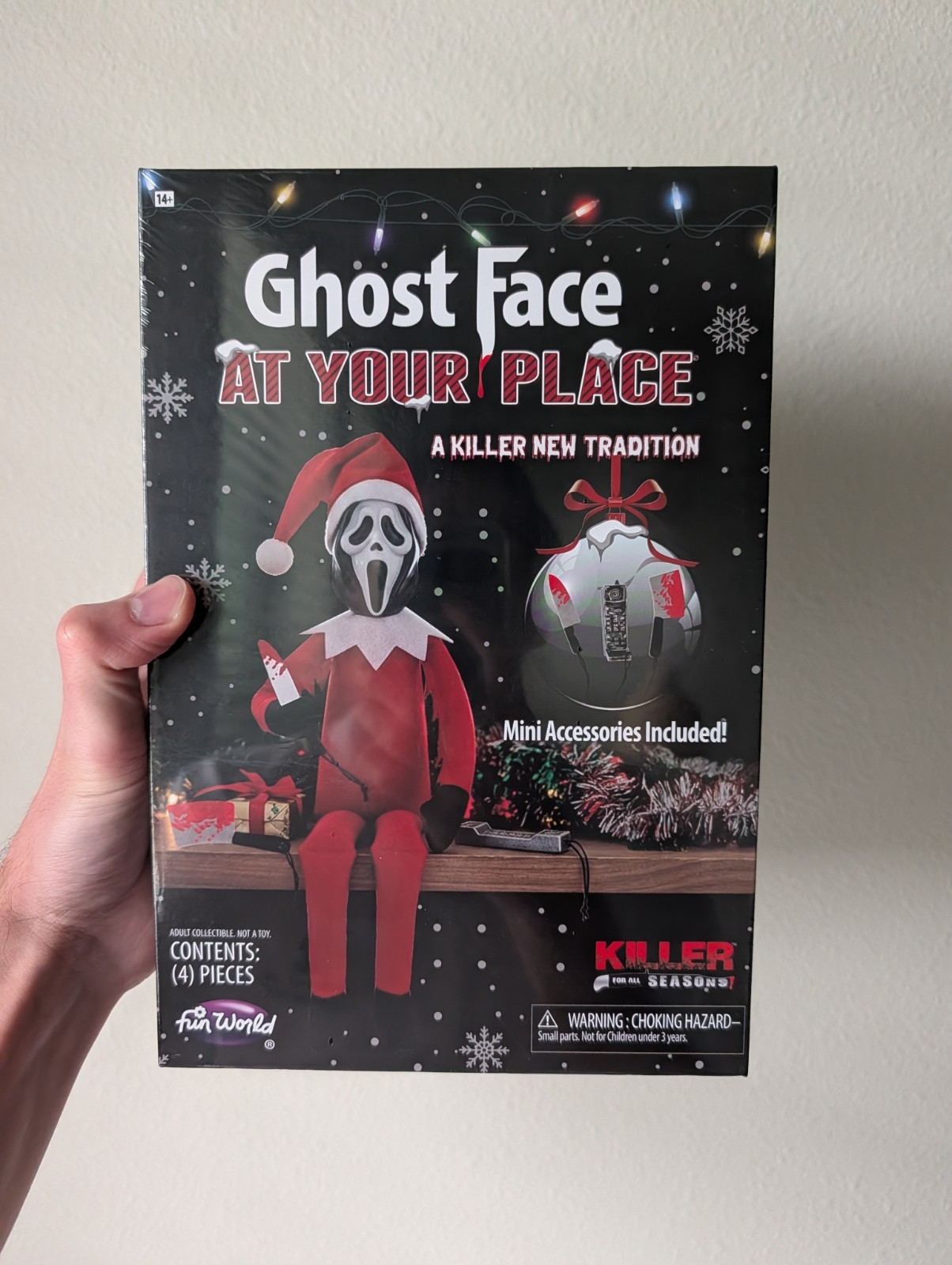 NEW SEALED Scream Ghostface At Your Place Elf On The Shelf Officially Licensed