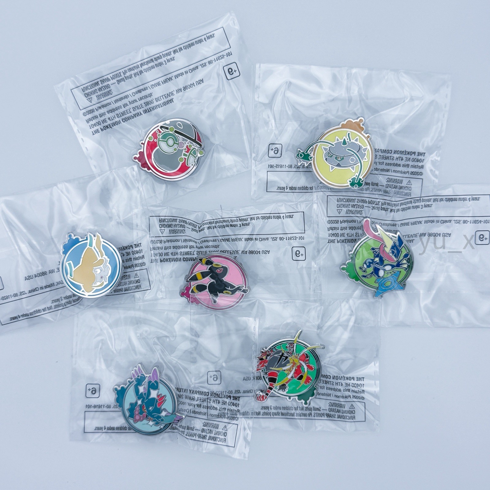 Pokémon XP Worlds Championship 2026 Pin Rally Exclusive San Francisco Set of 7 