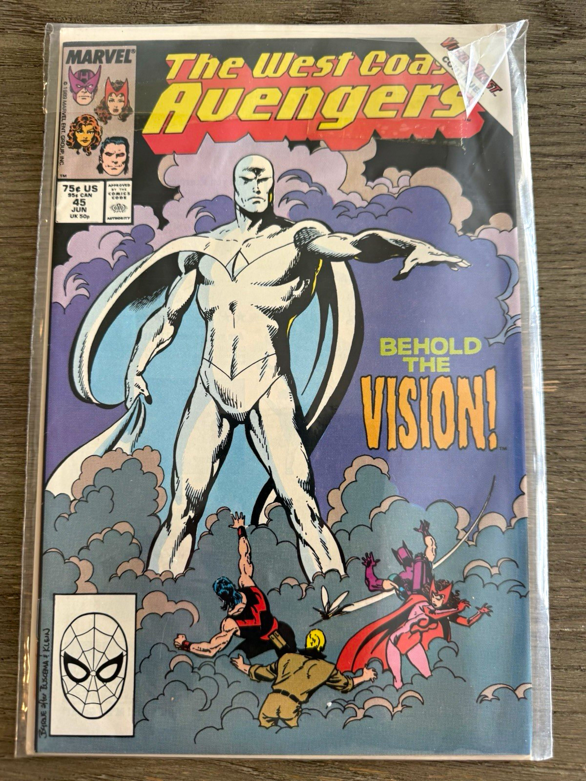 Marvel The West Coast Avengers #45 (1989) Behold the Vision — Englehart
