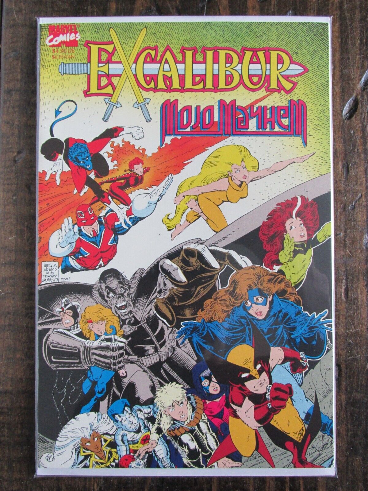 Marvel 1987 EXCALIBUR MOJO MAYHEM Comic Book Issue # 1 One Shot TPB
