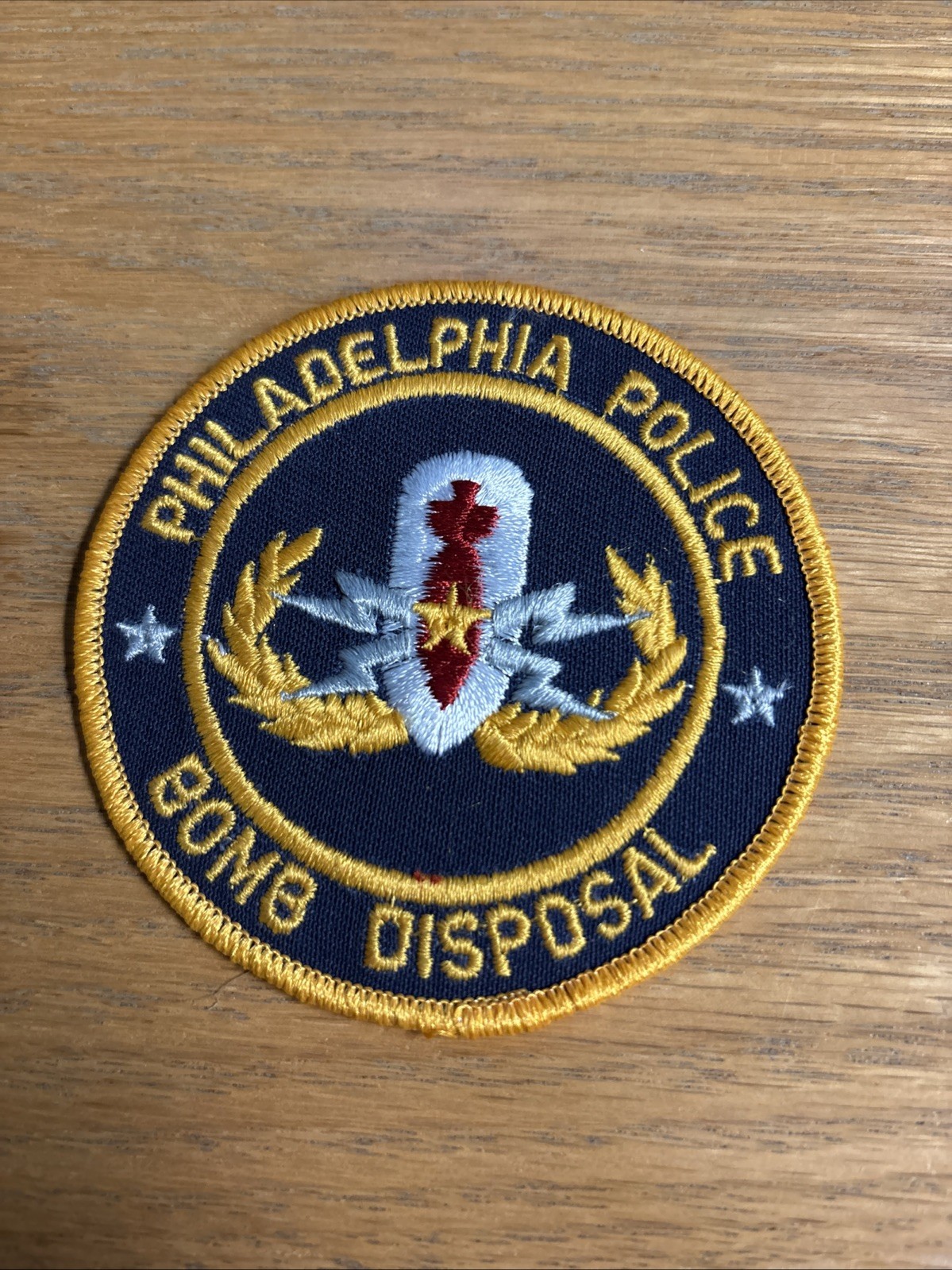 Philadelphia Police Bomb Disposal 3 1/2” Round Patch Historical Memoribilia Philadelphia Police Bomb Disposal 3 1/2” Round Patch Historical Memoribilia