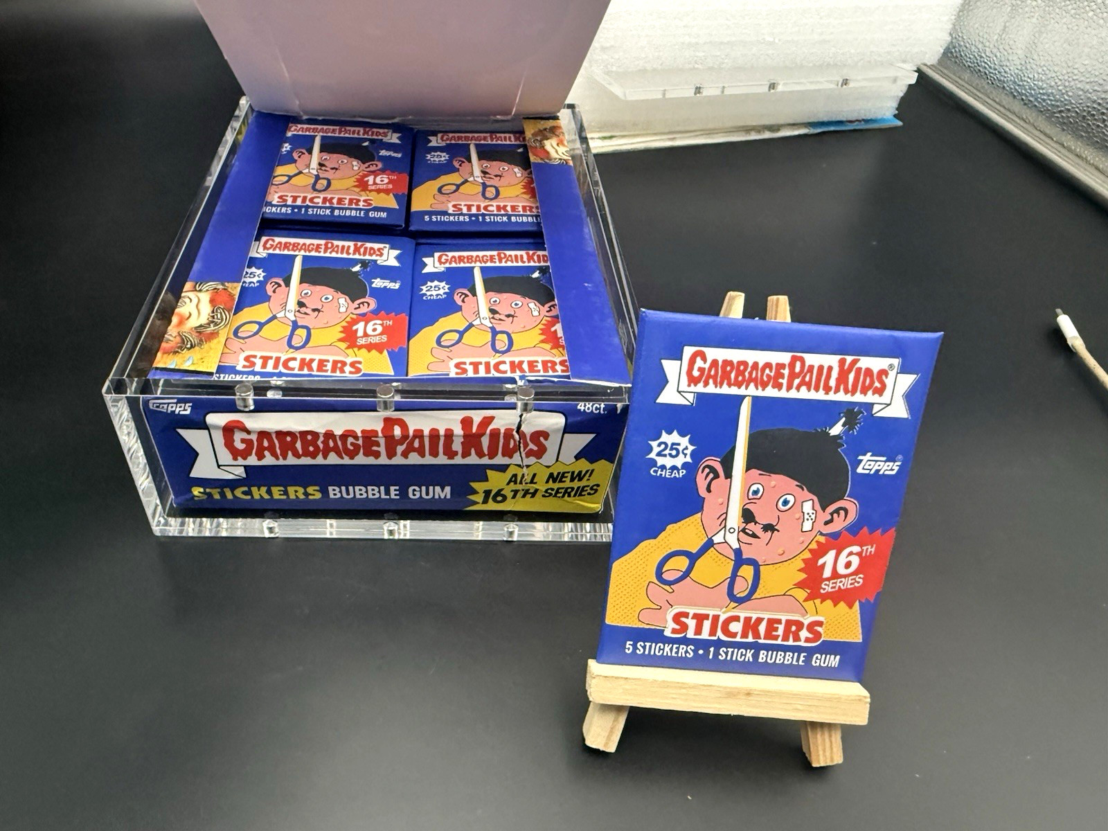1989 Crapps Garbage Pail Kids 16th Series Gross Stickers Sealed Pack Very Rare