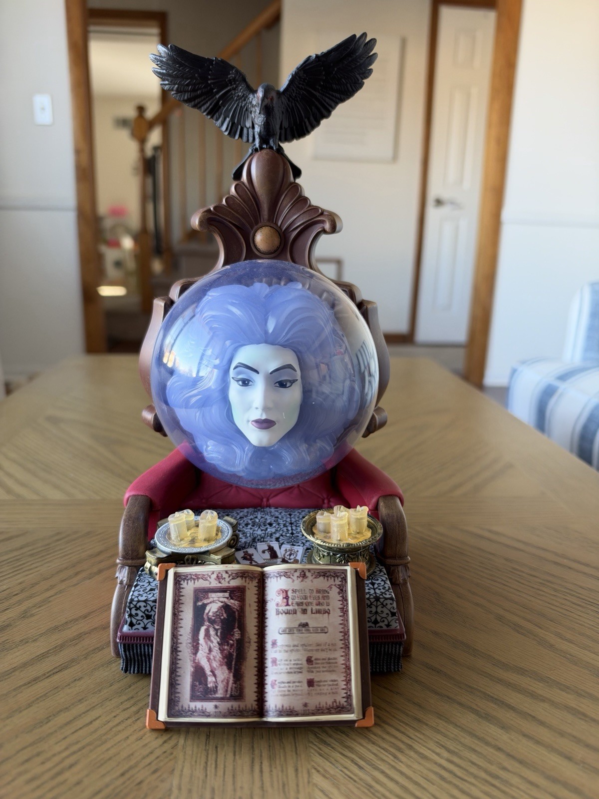 Disney Haunted Mansion Madame Leota Video Projection Light Up Figure