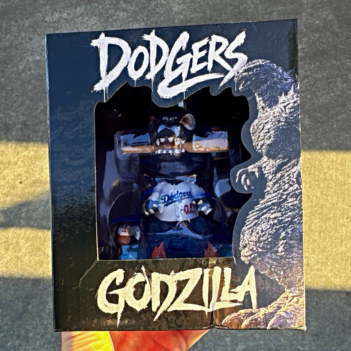 TOHO Godzilla Minus One Dodgers Exclusive Vinyl Figure Black Boxed Unopened