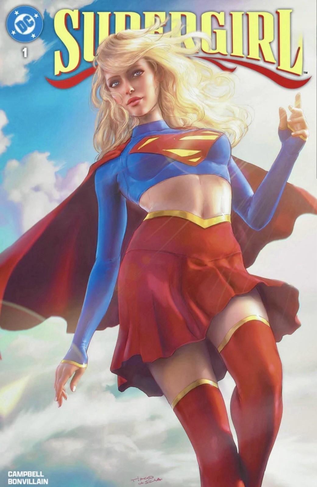 Supergirl #1 Tiago Da Silva KRS Comics Exclusive LTD 250 Copies W/COA RARE 🔥🔥 Supergirl #1 Tiago Da Silva KRS Comics Exclusive LTD 250 Copies W/COA RARE 🔥🔥