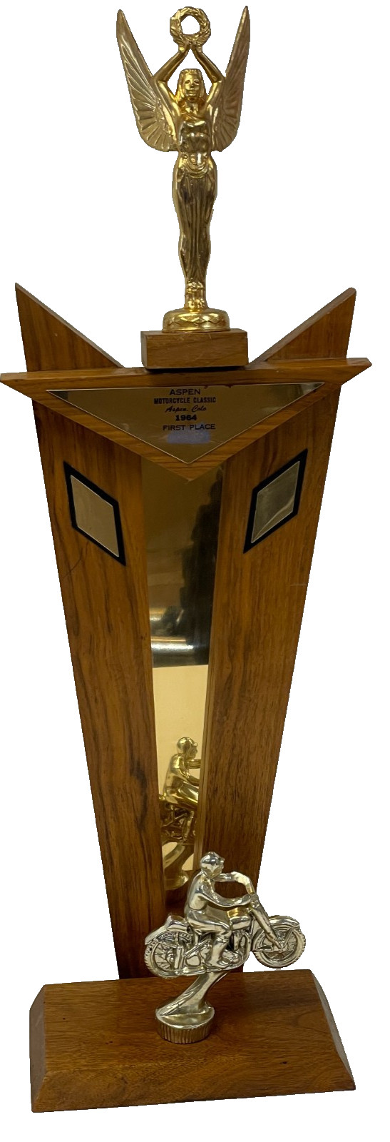 1964 AMA 2 FEET MOTORCYCLE RACING TROPHY HARLEY DAVIDSON TRIUMPH ASPEN COLORADO 1964 AMA 2 FEET MOTORCYCLE RACING TROPHY HARLEY DAVIDSON TRIUMPH ASPEN COLORADO