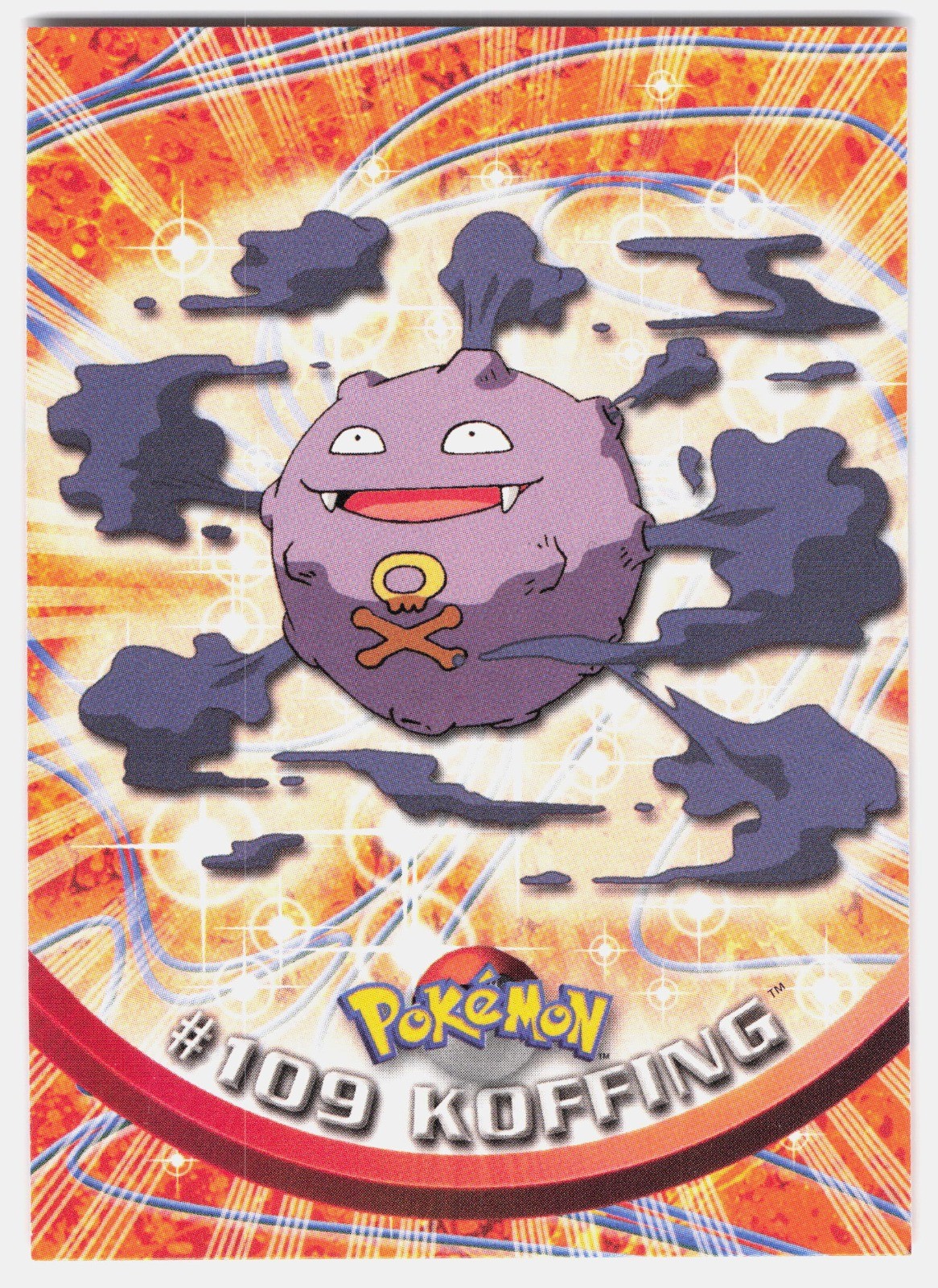 Koffing Base Topps Pokemon TV Animation Edition Series 2 109 NM Koffing Base Topps Pokemon TV Animation Edition Series 2 109 NM
