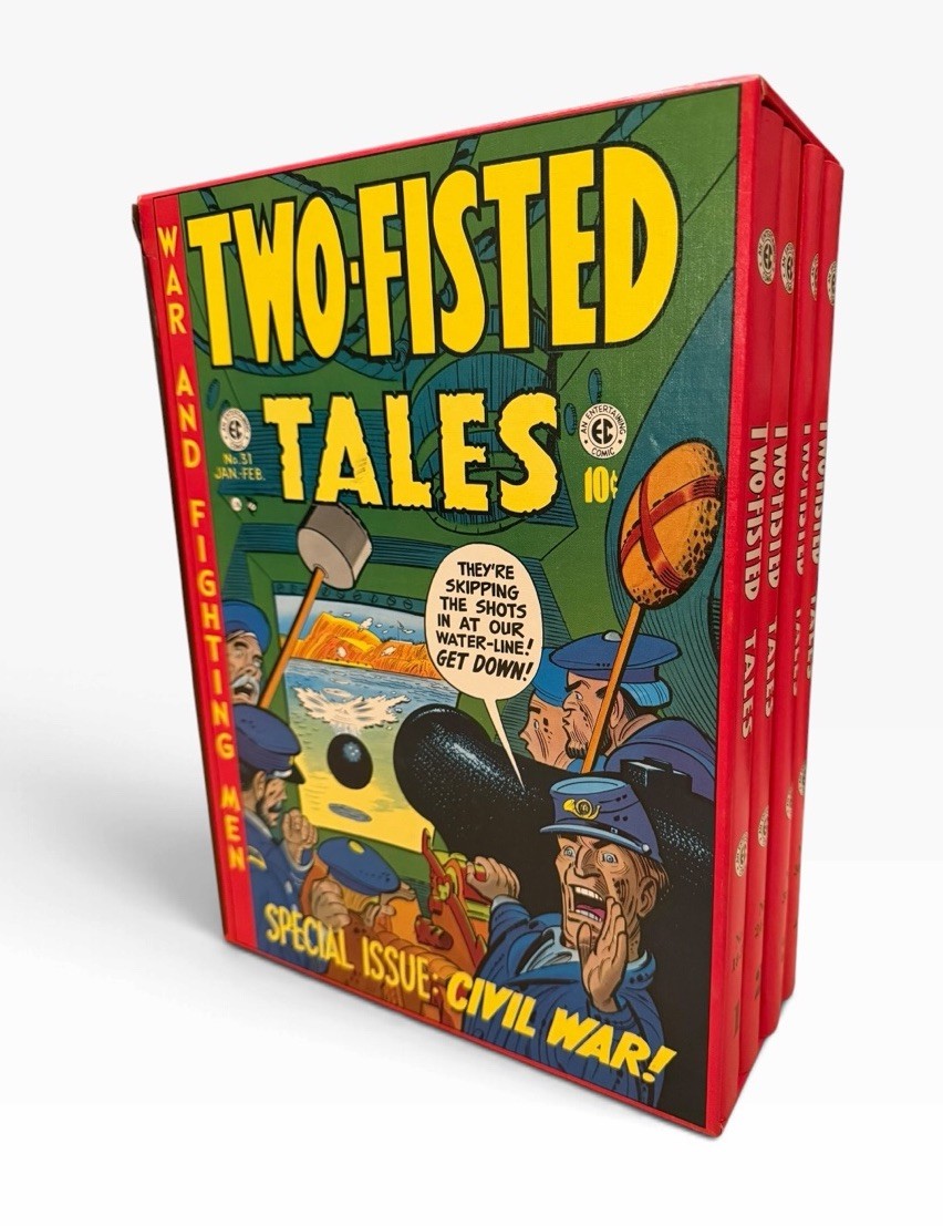E2 EC Library Two Fisted Tales Slipcase Box Set Russ Cochran Gemstone