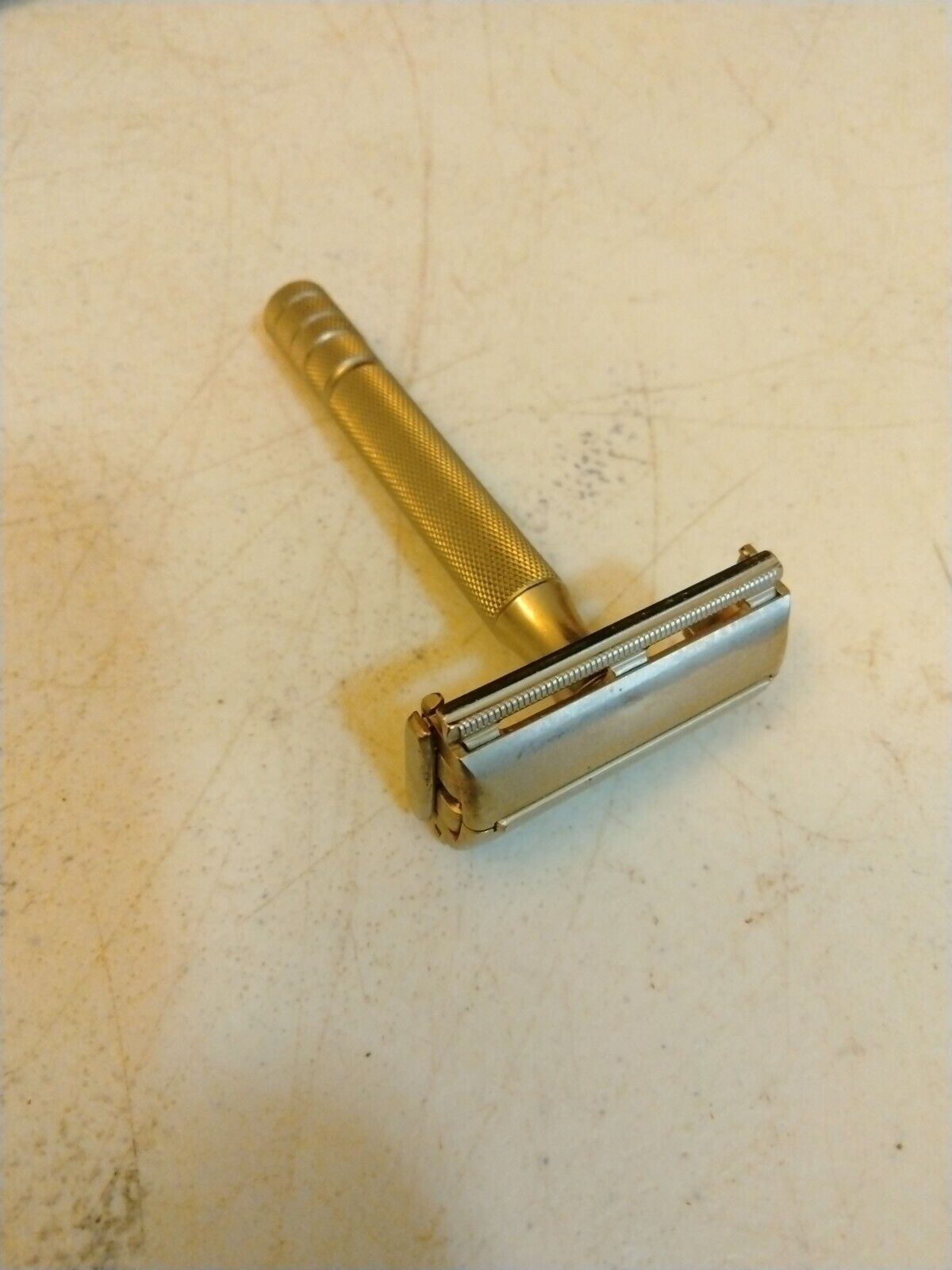 Vintage Gillete Men's Safety Razor Made in USA Beard Care Barber Grooming Tool