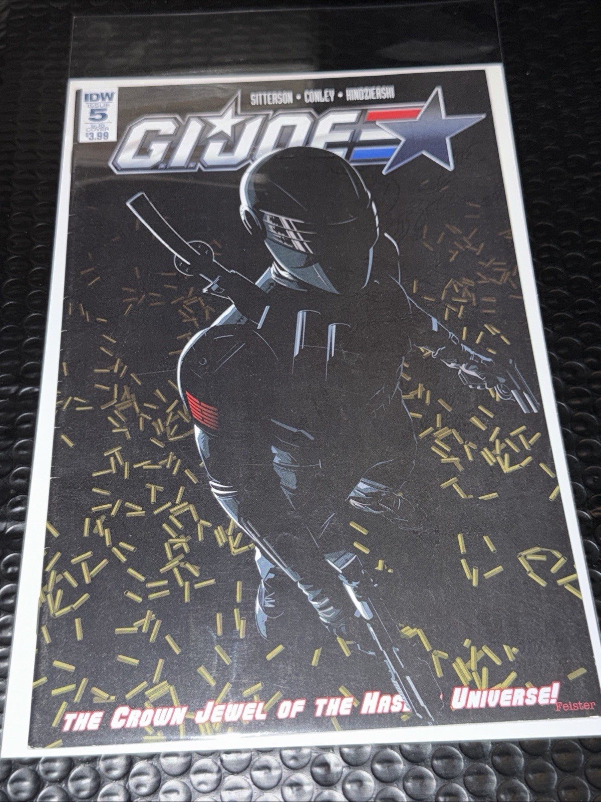 GI Joe #5 Tom Feister Sub Variant Comic IDW 2017 Snake Eyes Monsters RARE HTF