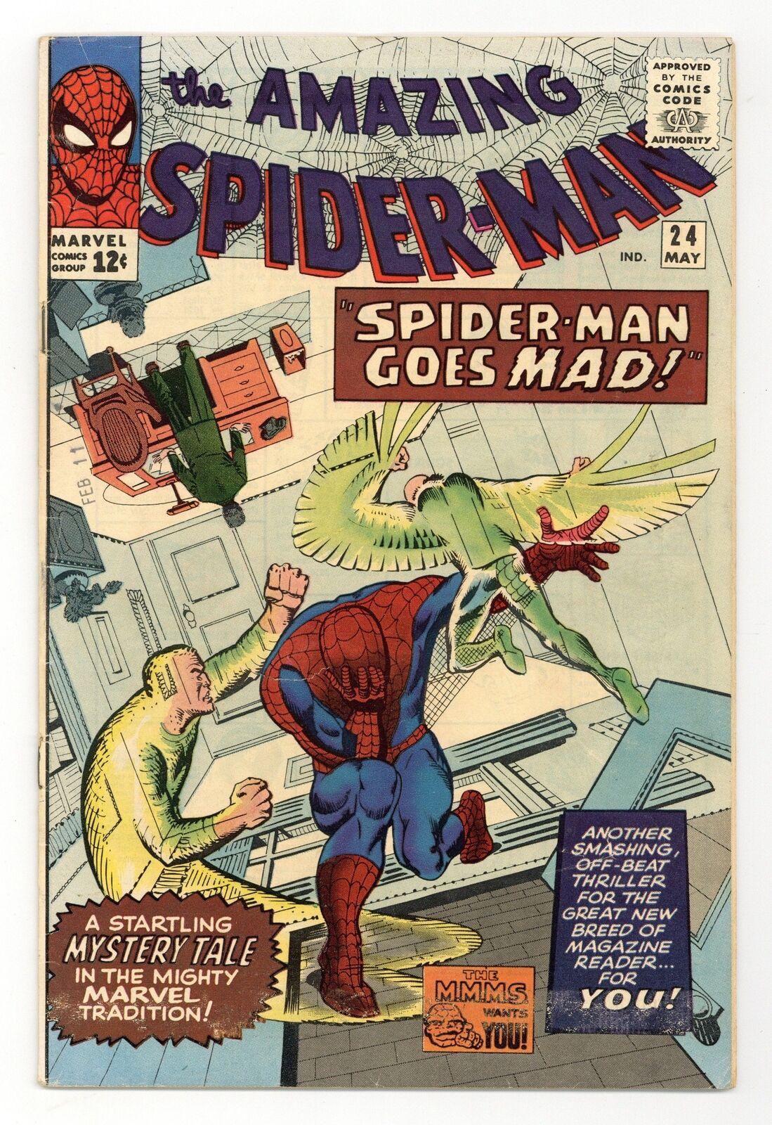 Amazing Spider-Man #24 GD+ 2.5 1965
