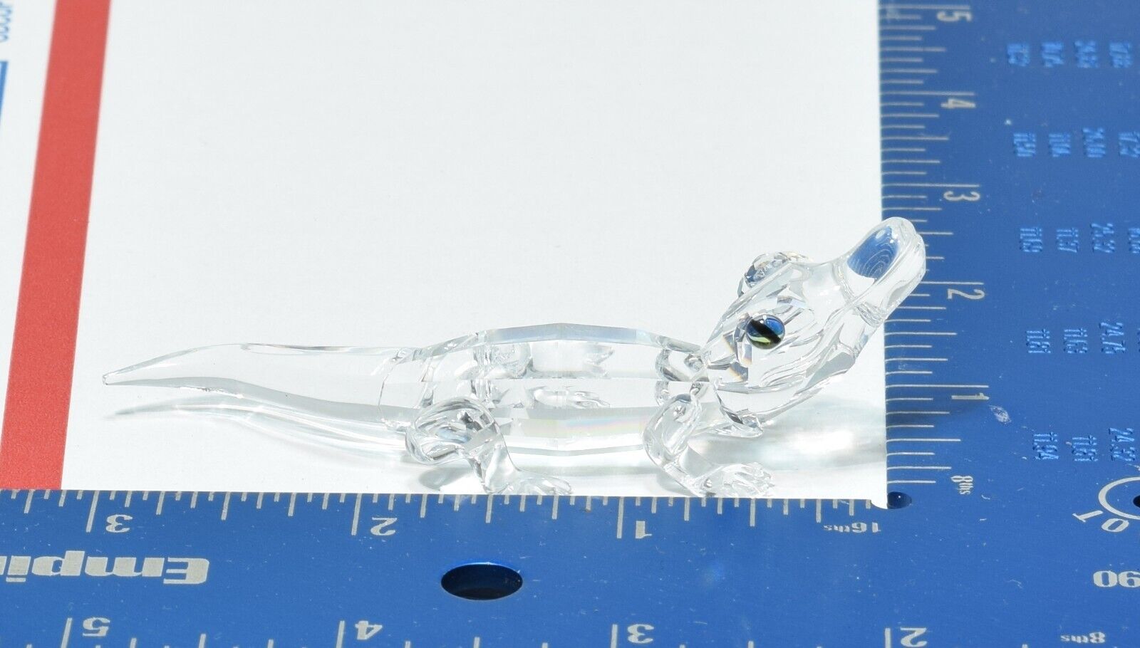 Swarovski Crystal Miniature Crocodile Figurine